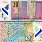 *10 denárov Severné Macedónsko 2020, P27a polymer UNC