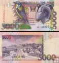 *5000 Dobras Svätý Tomáš a Princov ostrov 1996-2013 65 UNC