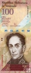 *100 Bolívares Venezuela 2012, P93f UNC