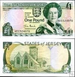 *1 Libra Jersey 2000, P26 UNC, Elizabeth II.