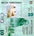 *10 Polárnych dolárov Arktída 2010, polymer UNC