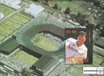 Známky Bequia Sv. Vincent 1988 Tenis I. Lendl hárček MNH