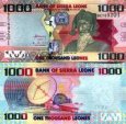 *1000 Leones Sierra Leone 2010-20, P30 UNC *1000 Leones Sierra Leone 2010-20, P30 UNC