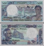 *500 Frankov Nové Hebridy (Vanuatu) 1980, P19c