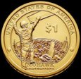 *1 Dolár USA 2015 P, Sacagawea dollar - Mohawk ironworkers *1 Dolár USA 2015 P, Sacagawea dollar - Mohawk ironworkers