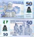 *50 Naira Nigéria 2009-2024 polymer P40 UNC