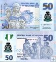 *50 Naira Nigéria 2015, polymer P40 UNC