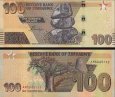 *100 dolárov Zimbabwe 2020, P106a UNC *100 dolárov Zimbabwe 2020, P106a UNC