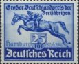 *Známka Nemecká ríša 1940 Koňské závody MH *Známka Nemecká ríša 1940 Koňské závody MH