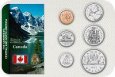 Sada 6 ks mincí Kanada 1 Cent - 1 Dollar 1968 - 1989 blister Sada 6 ks mincí Kanada 1 Cent - 1 Dollar 1968 - 1989 blister