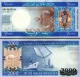 *2000 Ouguiya Mauritánia 2011, P20 UNC
