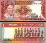 *1 Lilangeni Svazijsko 1974, P1a UNC