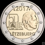 *2 Euro Luxemburgsko 2017, Dobrovoľná armádna služba