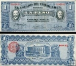 *1 Peso Chihuahua - Mexiko 1915, S530e UNC