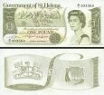 *1 Libra Svätá Helena 1981, P9a UNC *1 Libra Svätá Helena 1981, P9a UNC