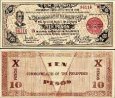*10 Pesos Filipíny 1942 S649b AU/UNC, Negros Occidental *10 Pesos Filipíny 1942 S649b AU/UNC, Negros Occidental