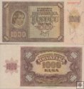*1000 Kuna Chorvátsko 1941, P4 UNC