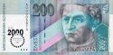 *200 Sk Dvesto korún Slovensko 2000 Bimilenium UNC