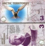 *3 Polárne doláre Arktída 2011, polymer