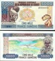 *5000 Frankov Guinea 1985, P33 UNC