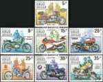 Známky Guinea Bissau 1985 Motocykle, nerazítkovaná séria