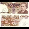 *1 000 000 Zlotych Poľsko 1990, P157a UNC