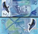 *2 doláre Barbados 2022 P80 polymer UNC *2 doláre Barbados 2022 P80 polymer UNC