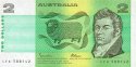 *2 Doláre Austrália 1974-85, P43 UNC