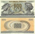 *500 Lír Taliansko 1966-70, P93a F *500 Lír Taliansko 1966-70, P93a F