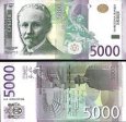 *5000 srbských dinárov Srbsko 2010, P53 UNC *5000 srbských dinárov Srbsko 2010, P53 UNC