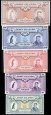 *Jason Island 1979, sada 5 ks, 50 pencí - 20 libier UNC *Jason Island 1979, sada 5 ks, 50 pencí - 20 libier UNC