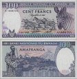 *100 Frankov Rwanda 1982, P18 UNC *100 Frankov Rwanda 1982, P18 UNC