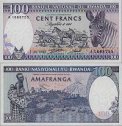 *100 Frankov Rwanda 1982, P18 UNC