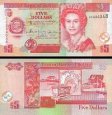 *5 belizských dolarů Belize 1999-2020, P61 UNC *5 belizských dolarů Belize 1999-2020, P61 UNC