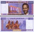 *5000 Frankov Džibutsko 2002 P44 UNC *5000 Frankov Džibutsko 2002 P44 UNC