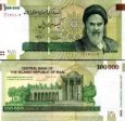 *100 000 Rialov Irán 2010-2019, P151 UNC