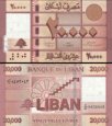 *20 000 Livres Libanon 2012-19, P93 UNC
