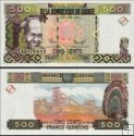 500 Frankov Guinea 1998, P36b UNC