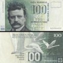 *100 Markka Fínsko 1986, P119 XF