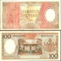 *100 Rupií Indonézia 1964, P97 UNC