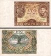 *100 Zlotých Poľsko 1934, P75a F *100 Zlotých Poľsko 1934, P75a F
