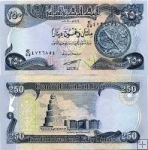 *250 Dinárov Irak 2003, P91 UNC