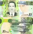 *10 botswanských pula Botswana 2009-14, P30 UNC *10 botswanských pula Botswana 2009-14, P30 UNC