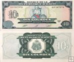 *10 Gourdes Haiti 1991-99, P256 UNC