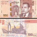 *100 Dirhamov Maroko 2023, P81 Bank Al Maghrib UNC