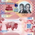 *USA 50 Dollars 2015 39. štát - Severná Dakota polymer