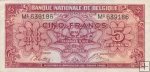 5 frankov Belgicko 1943, P121