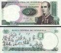 *20 Bolívares Venezuela 1987, P71 UNC