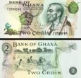 *2 Cedis Ghana 1972-78, P14 UNC