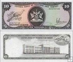 *10 Dolárov Trinidad Tobago 1977, P32a UNC